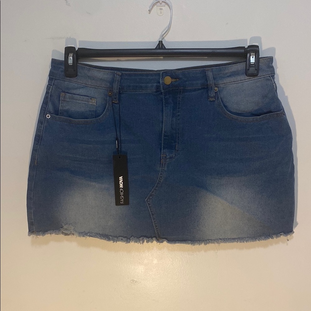 Denim Mini Skirt